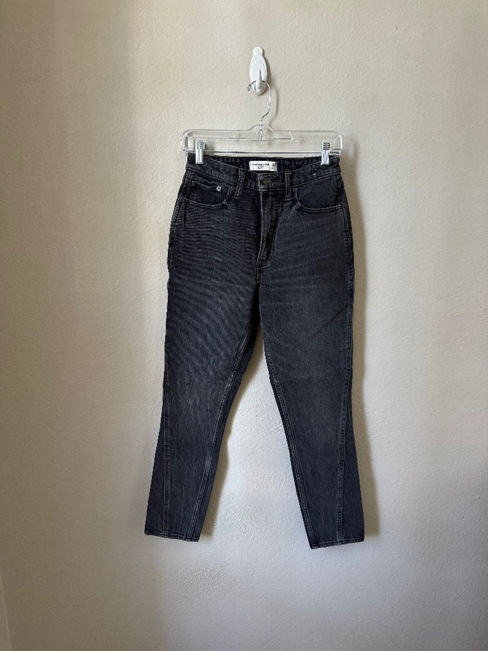 Abercrombie & Fitch High Rise Black Jeans- 2